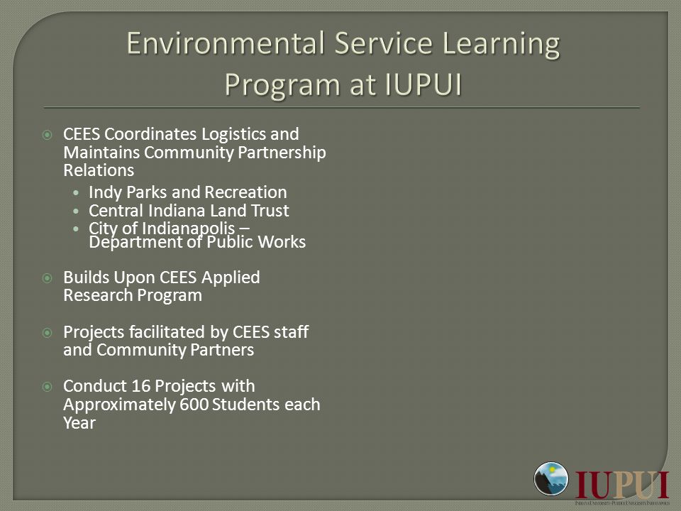 kara salazar center for earth and environmental science indiana department of public works indianapolis indiana