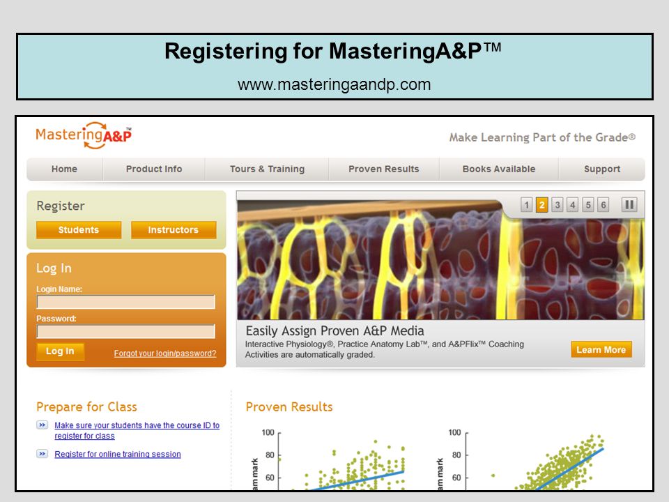 Registering for MasteringA&P™