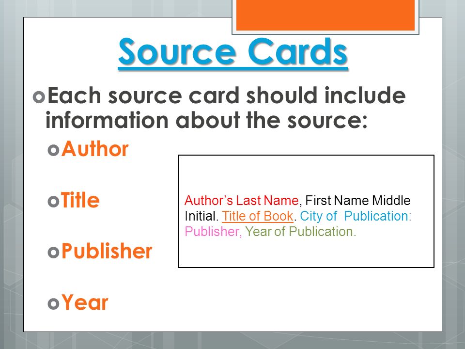 Term paper sources
