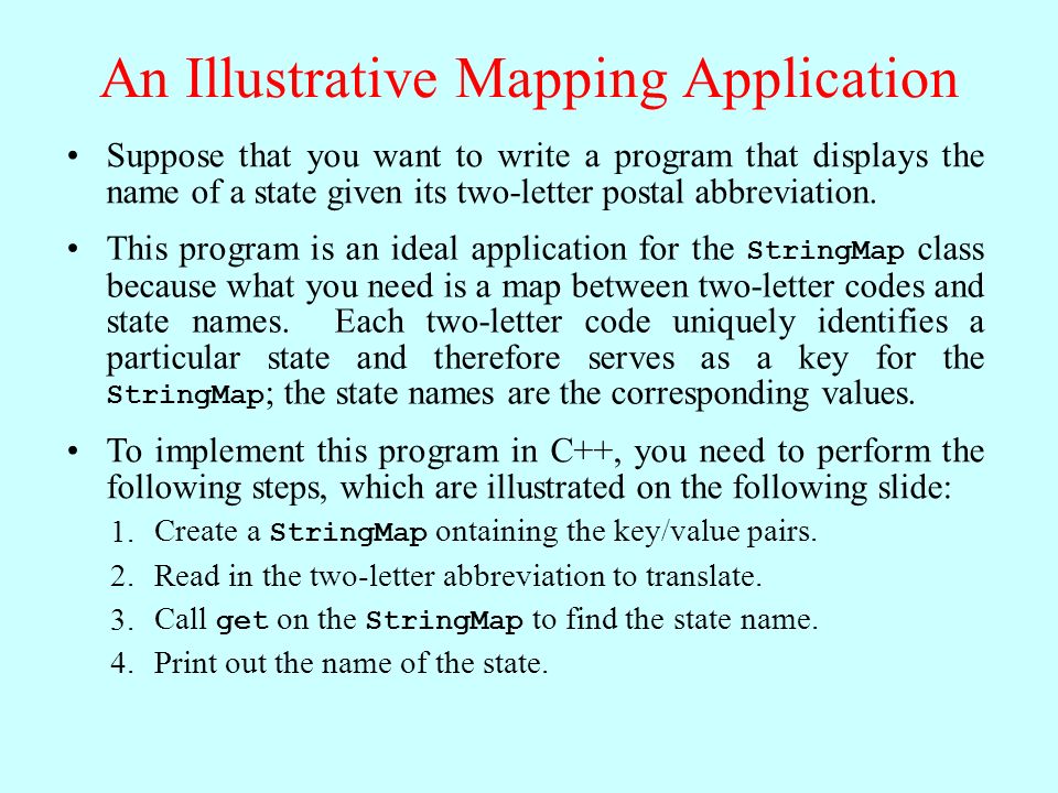maps and hashing eric roberts cs 106b february 15 ppt download state two letter codes