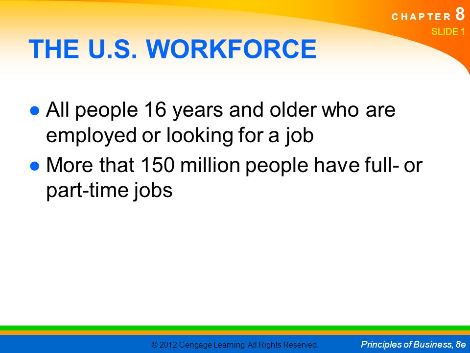 2012 cengage learning all rights reserved principles of business 16 and looking for a part time job