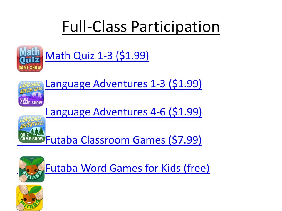 quiz show game for kids