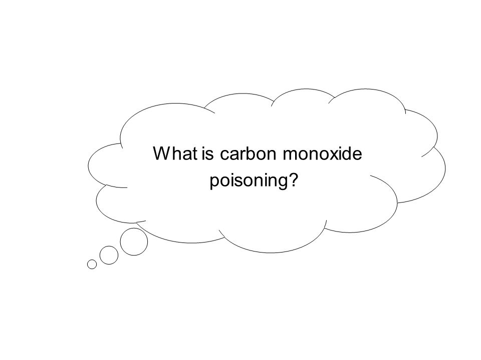 What is carbon monoxide poisoning