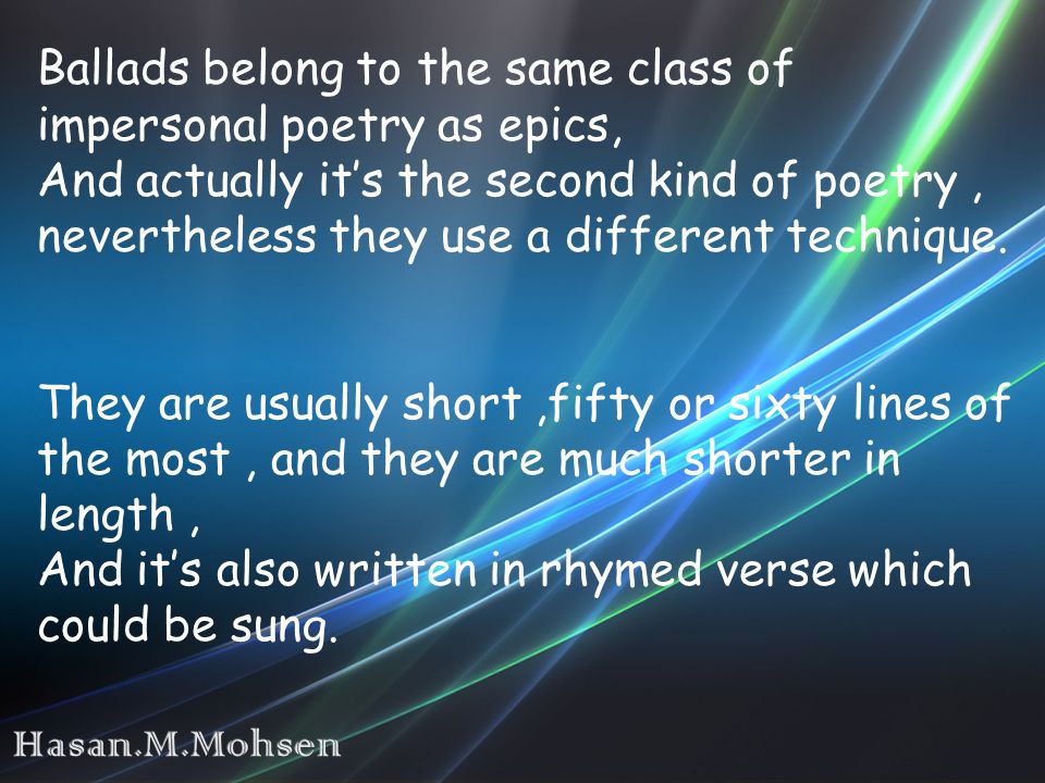 impersonal theory of poetry Impersonal poetry- eliot eliot puts forth an impersonal theory of poetry that contrasts directly with james's notion that great literature is the product of an interesting mind (and can only be the product of an interesting mind. impersonal theory of poetry Impersonal poetry- eliot eliot puts forth an impersonal theory of poetry that contrasts directly with james's notion that great literature is the product of an interesting mind (and can only be the product of an interesting mind.