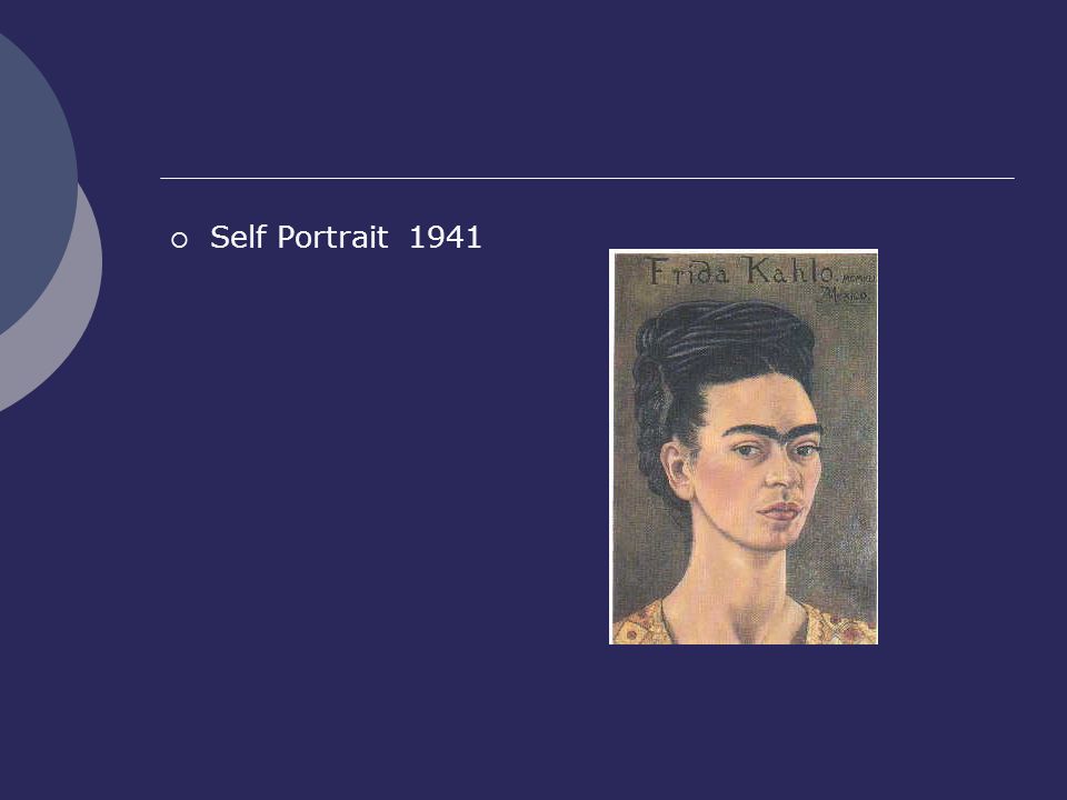  Self Portrait 1941