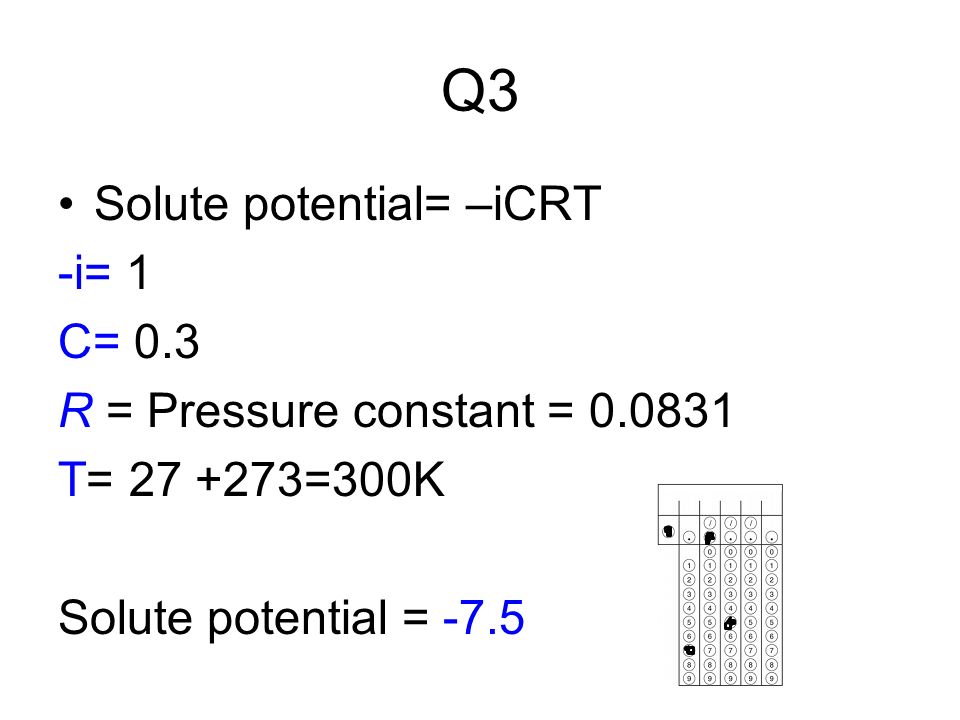 water potential equation