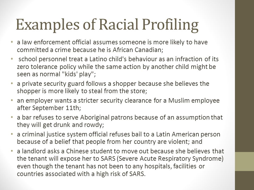 racial and criminal profiling a deductive Racial profiling essay racial profiling does exist analyze inductive/deductive analysis of “racial profiling and criminal. racial and criminal profiling a deductive Racial profiling essay racial profiling does exist analyze inductive/deductive analysis of “racial profiling and criminal.