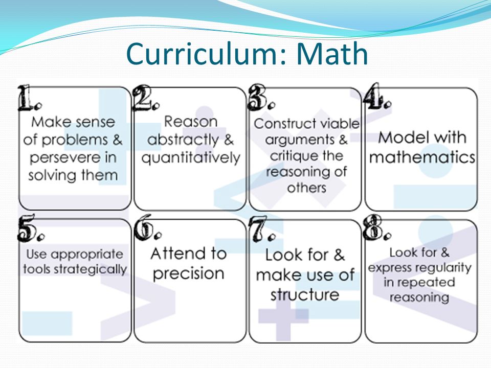 Curriculum: Math