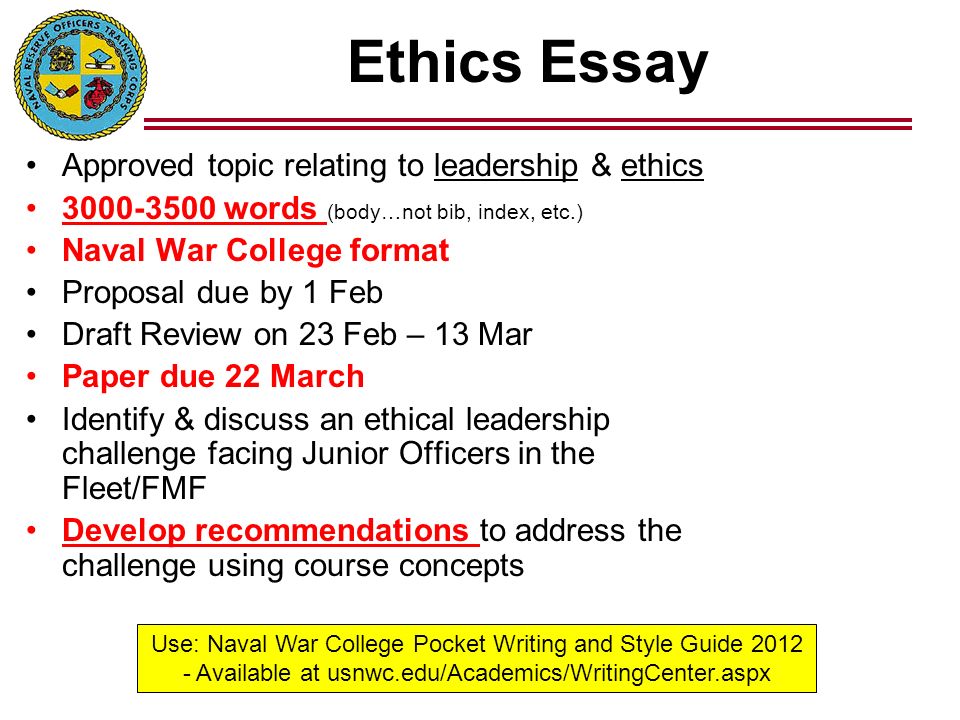 Ethical Essays