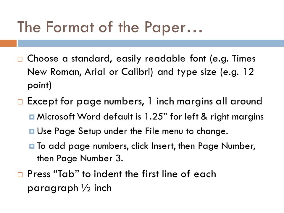 formatting and sourcing your persuasive essay the format of the standard paper format
