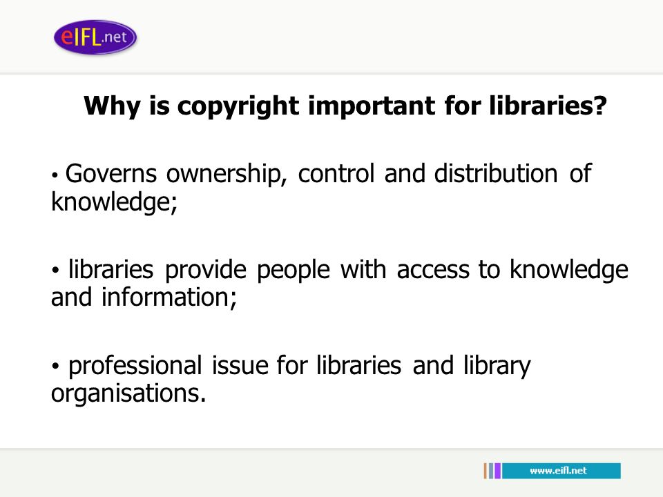 why is copyright important
