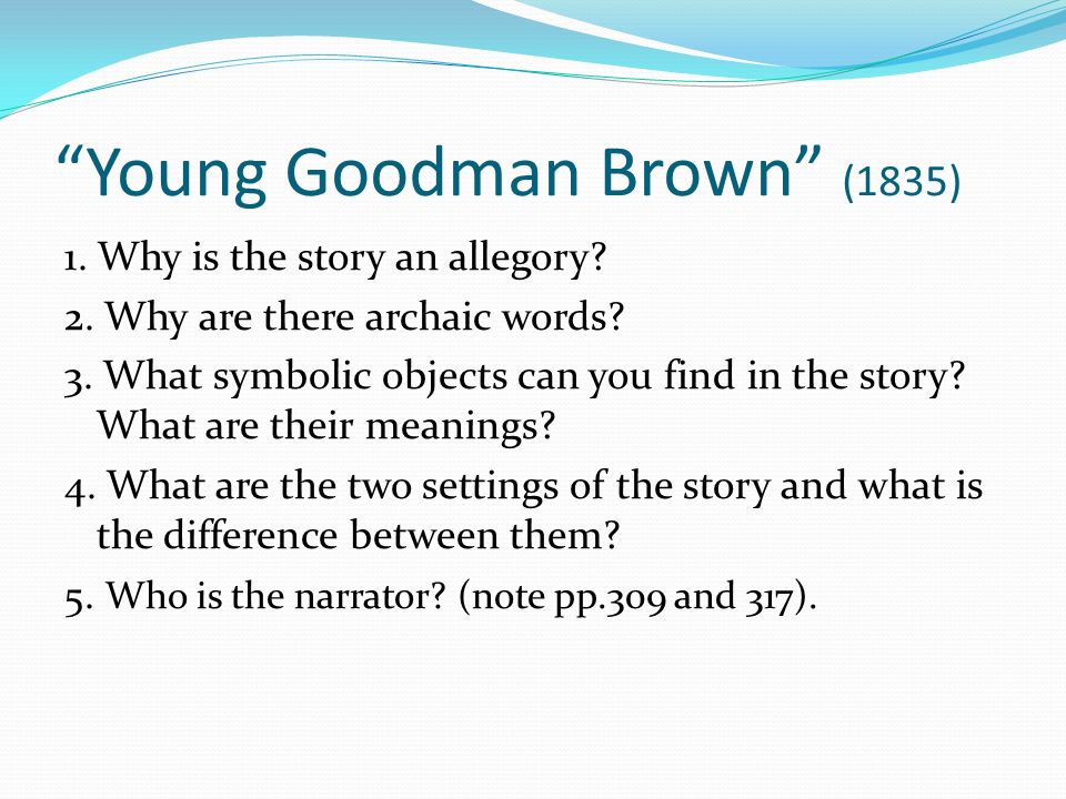 Young Goodman Brown Essay