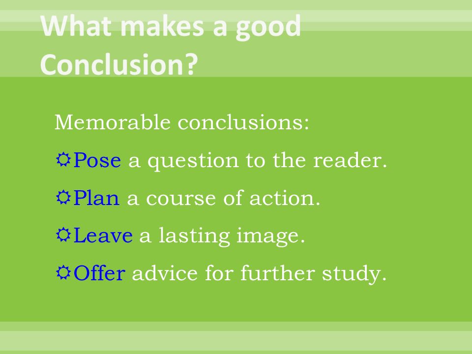 Restate Thesis In Conclusion