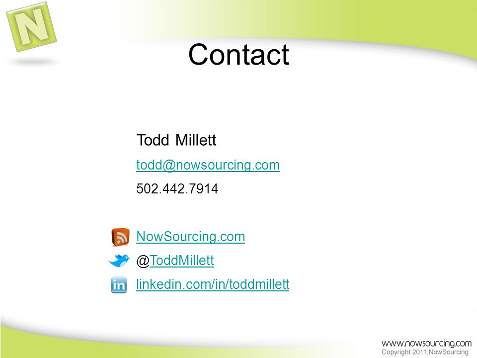 Contact Todd Millett linkedin.com/in/toddmillett