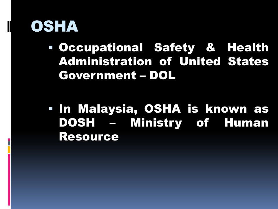 Case study osha malaysia