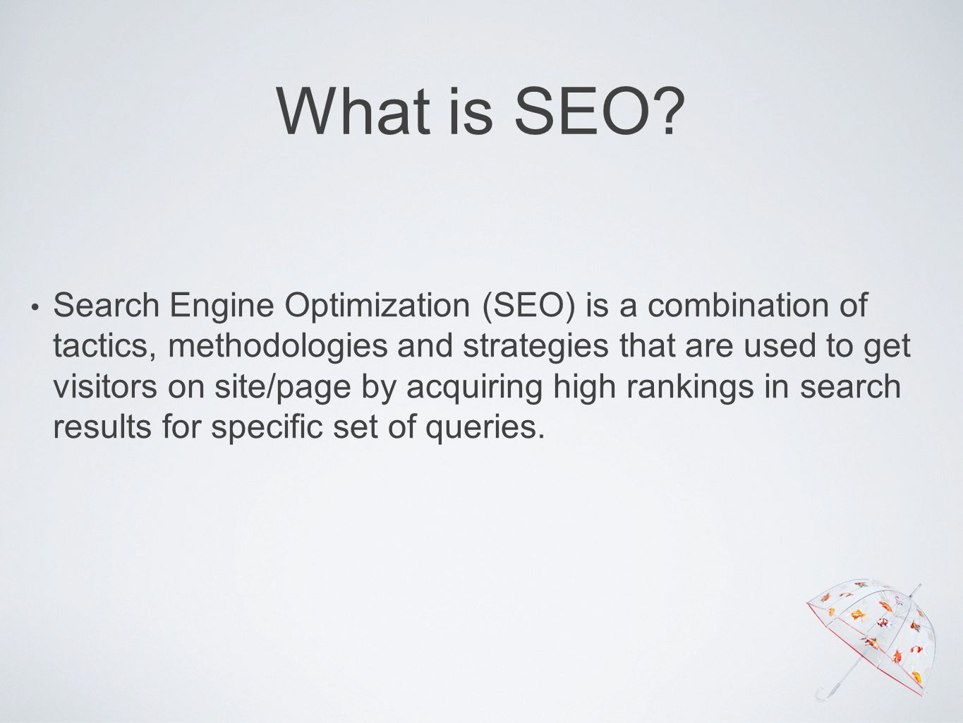 What is SEO.