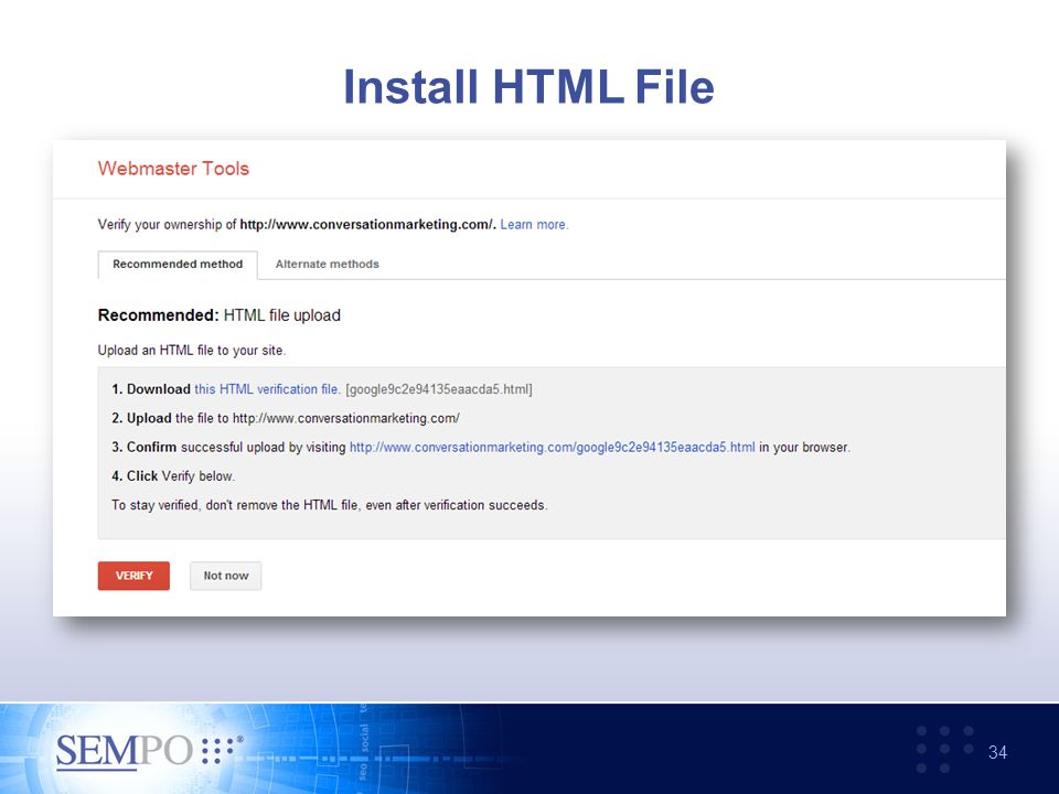 Install HTML File 34
