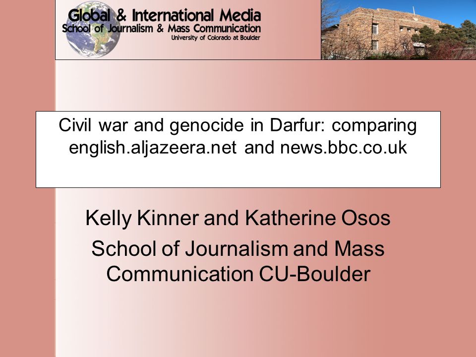 darfur essay thesis The darfur conflict started with the discrimination of arabs in the region based on the race, in which case they were black this fuelled to them being addresse. darfur essay thesis The darfur conflict started with the discrimination of arabs in the region based on the race, in which case they were black this fuelled to them being addresse.