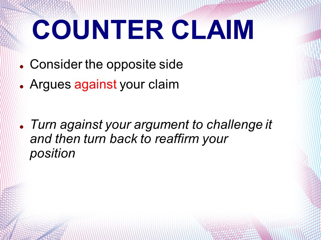 Music Therapy Essay Position Argument Essay Proposal Argument Essay Examples The Argumentative Essay Introducing The Counter Argument And Cause And Effect Essay On Bullying also Someone To Write My Essay Position Argument Essay Outline Persuasive Essay Address Example Paid To Write Essays