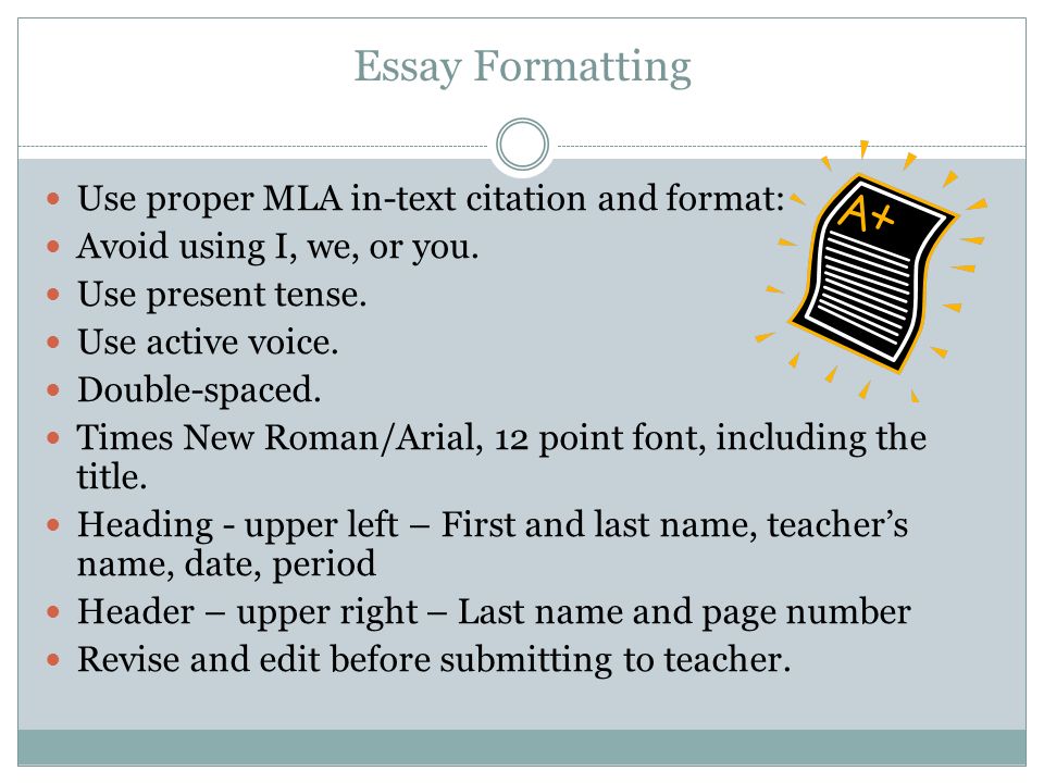 mla essay format name mla essay format name
