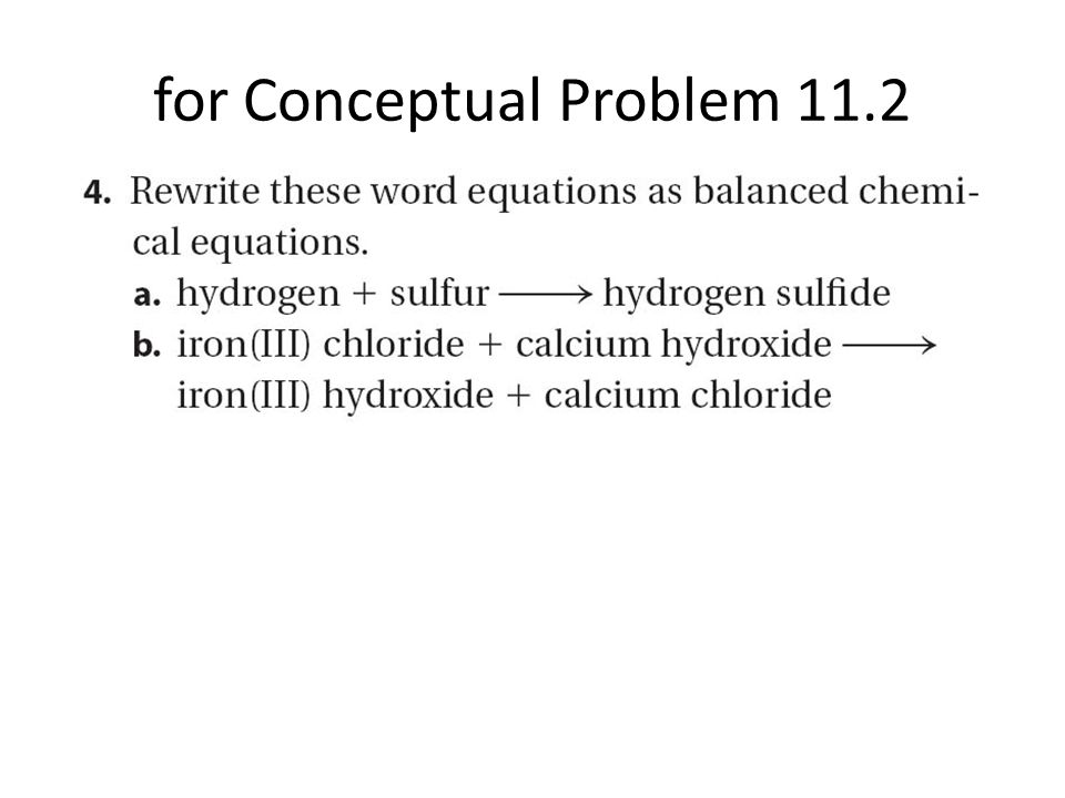 for Conceptual Problem 11.2