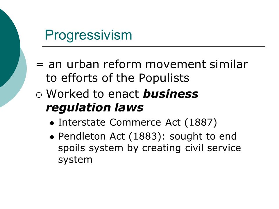 Progressive Era Reforms Essay