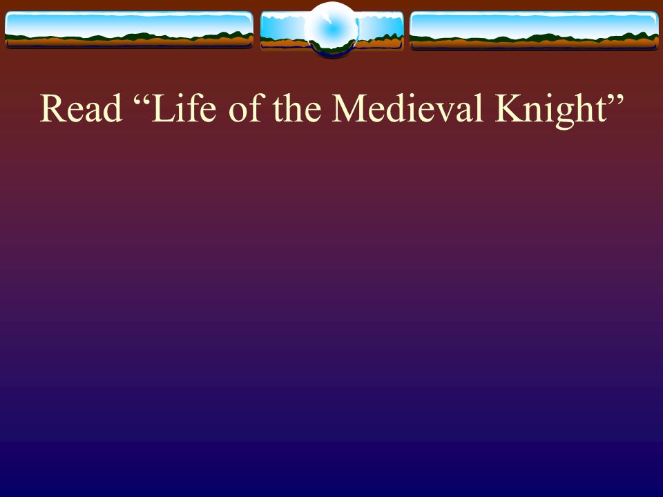 Read Life of the Medieval Knight