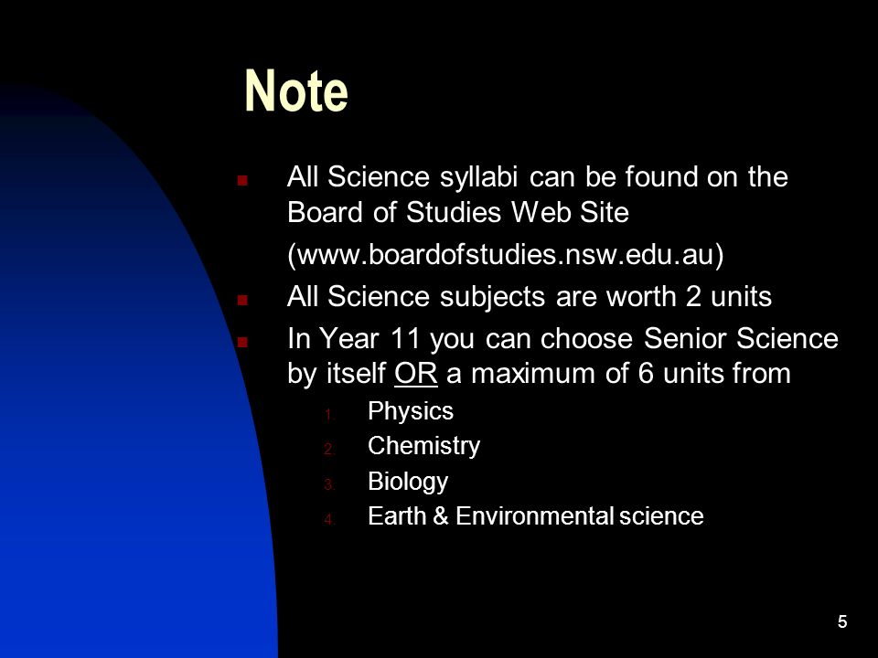 senior science syllabus senior science syllabus