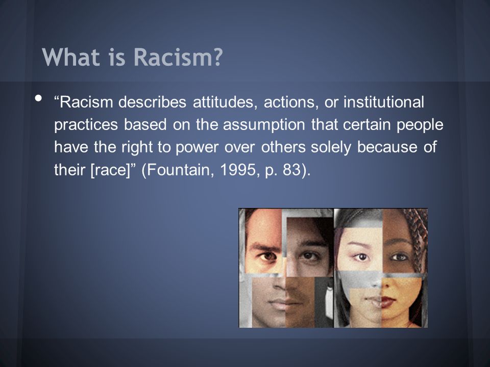 What is Racism.