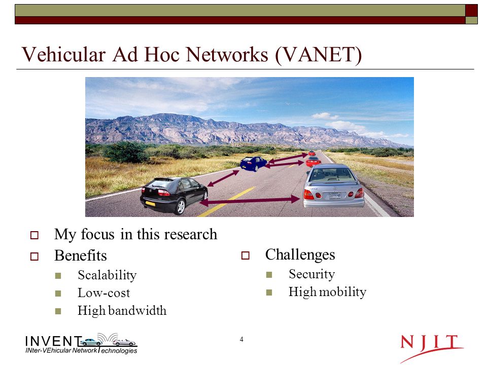 Vehicular ad hoc network thesis