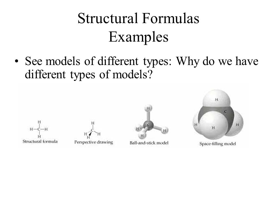 See models of different types: Why do we have different types of models.
