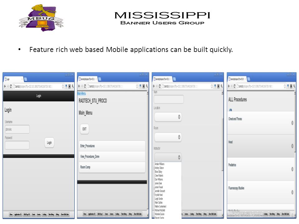 Feature rich web based Mobile applications can be built quickly.