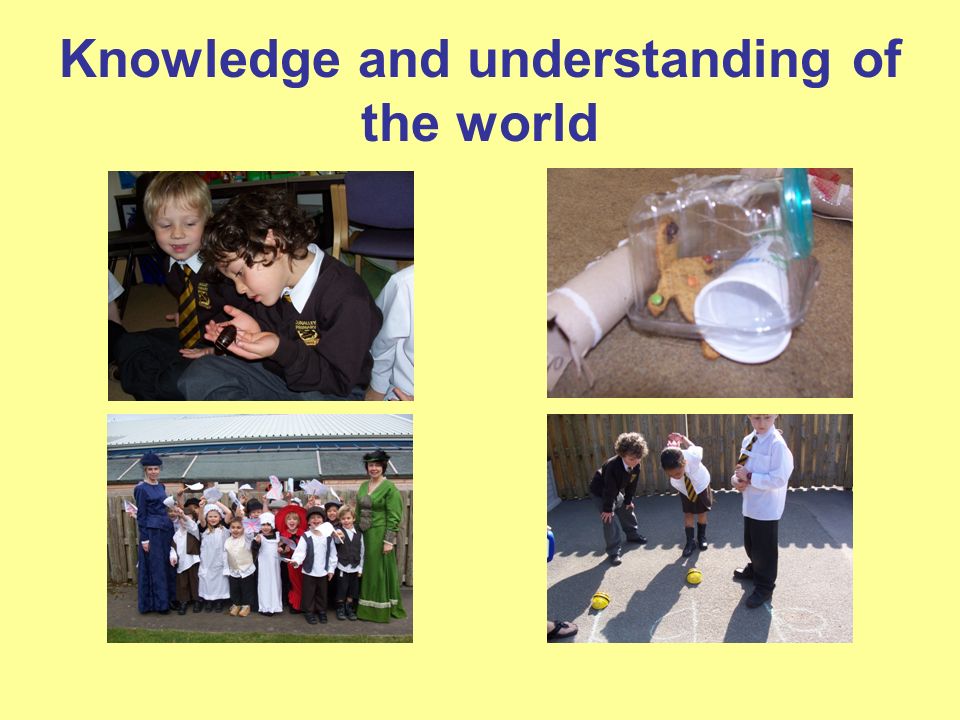 Knowledge and understanding of the world