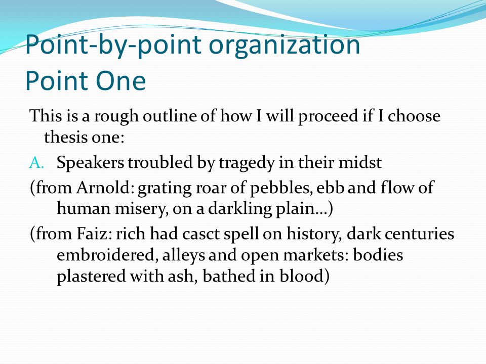 Compare And Contrast Poems Essay