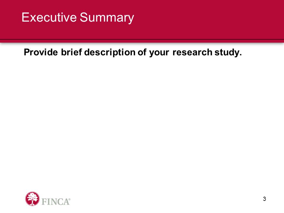 Research Brief Template