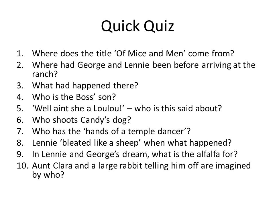 of mice and men gcse essay plan Exam questions for of mice and men: revision help for gcse and igcse ateacherwritescom + get all of mice and men resources and free model essays here essay plan. of mice and men gcse essay plan Exam questions for of mice and men: revision help for gcse and igcse ateacherwritescom + get all of mice and men resources and free model essays here essay plan.