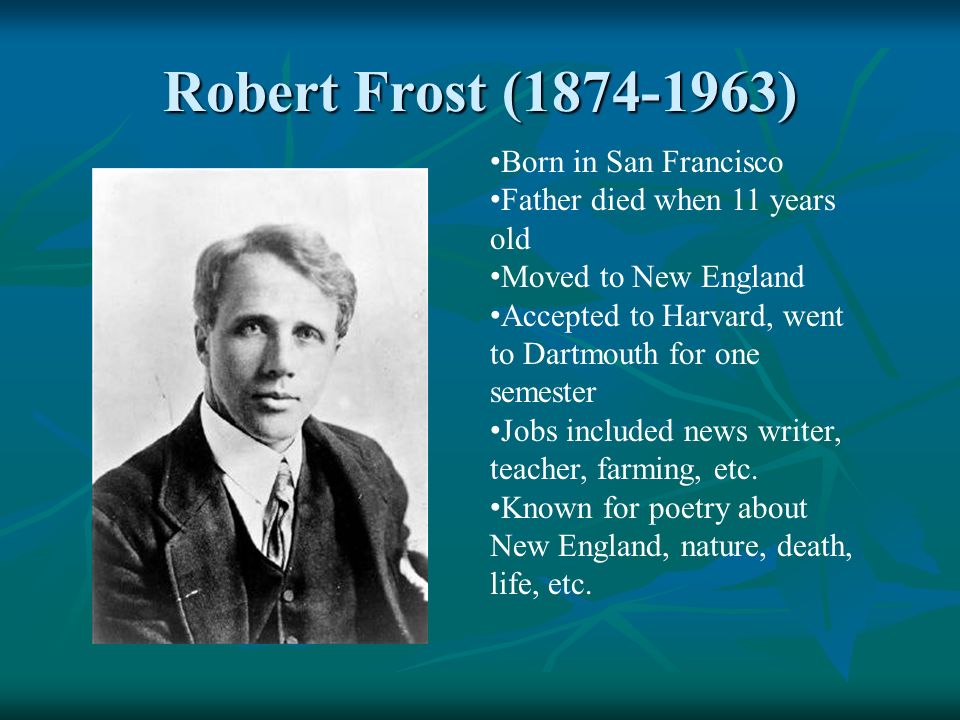 robert frost the bear robert frost the bear