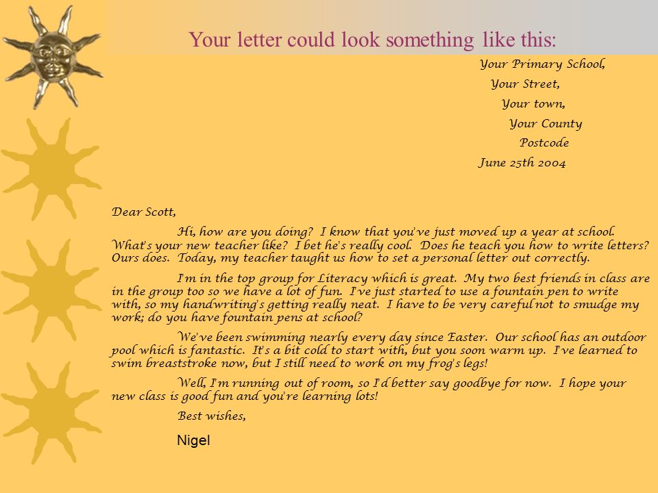 how to set out an informal letter traditional first write your how to end a friendly letter
