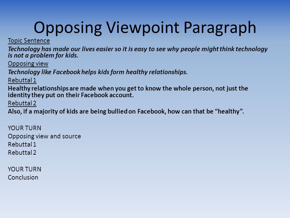 Opposing Viewpoints Essays