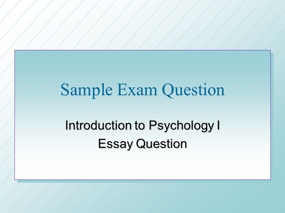 ap psychology essay questions