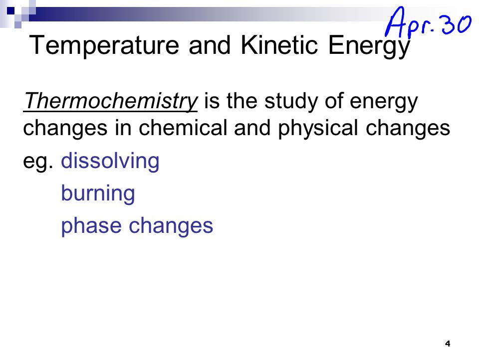 Unit 3 Thermochemistry Chemistry Outline Temperature And 4 Unit