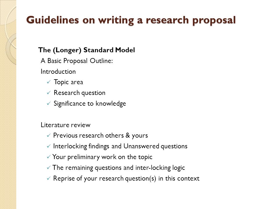 Research proposal work plan example