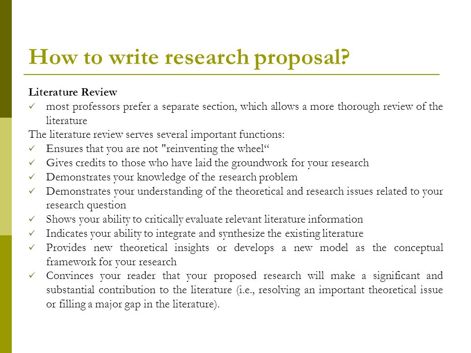 literature review for project proposal Importance of literature reviews journal article or grant proposal just a quick review: a literature review a well-researched and written literature review. literature review for project proposal Importance of literature reviews journal article or grant proposal just a quick review: a literature review a well-researched and written literature review.