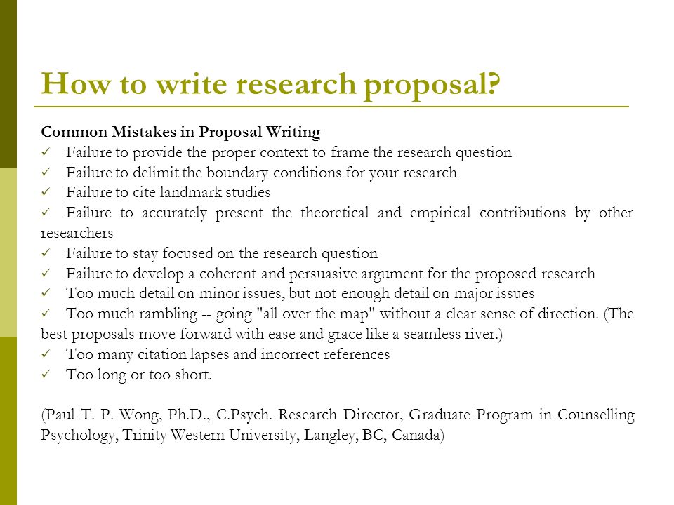 how to do research proposal how to do research proposal