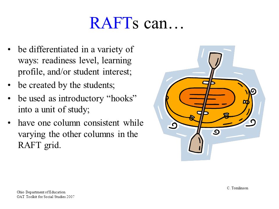 raft for social studies