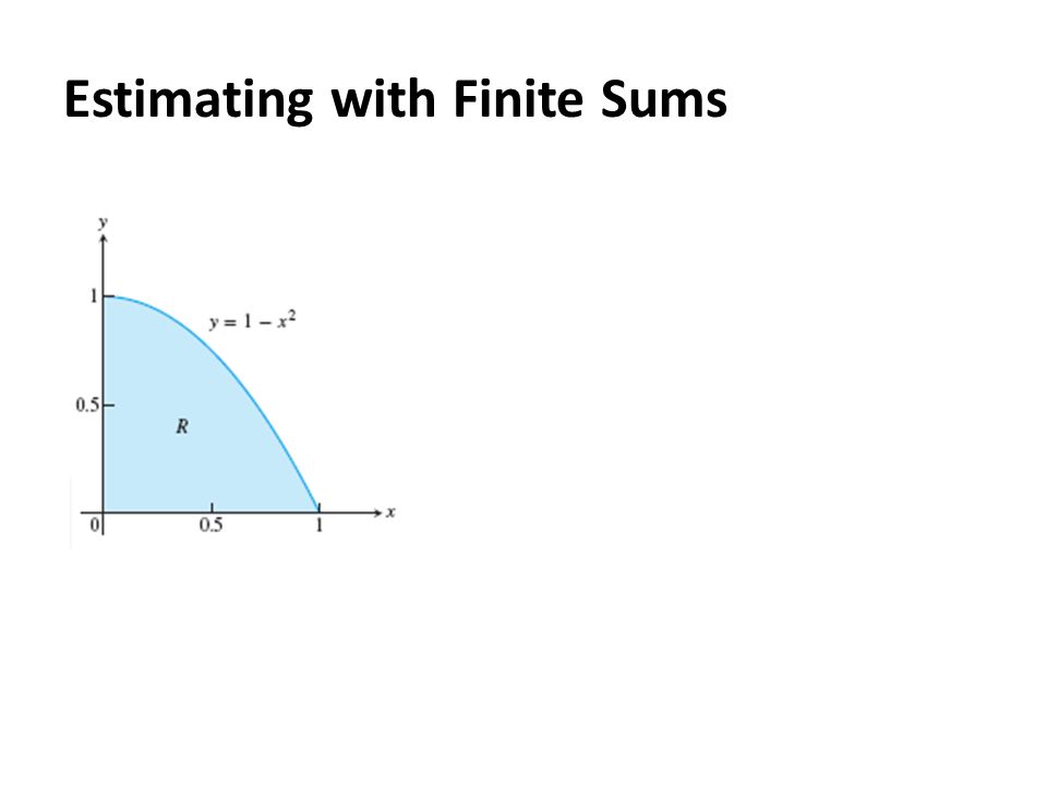 Estimating with Finite Sums