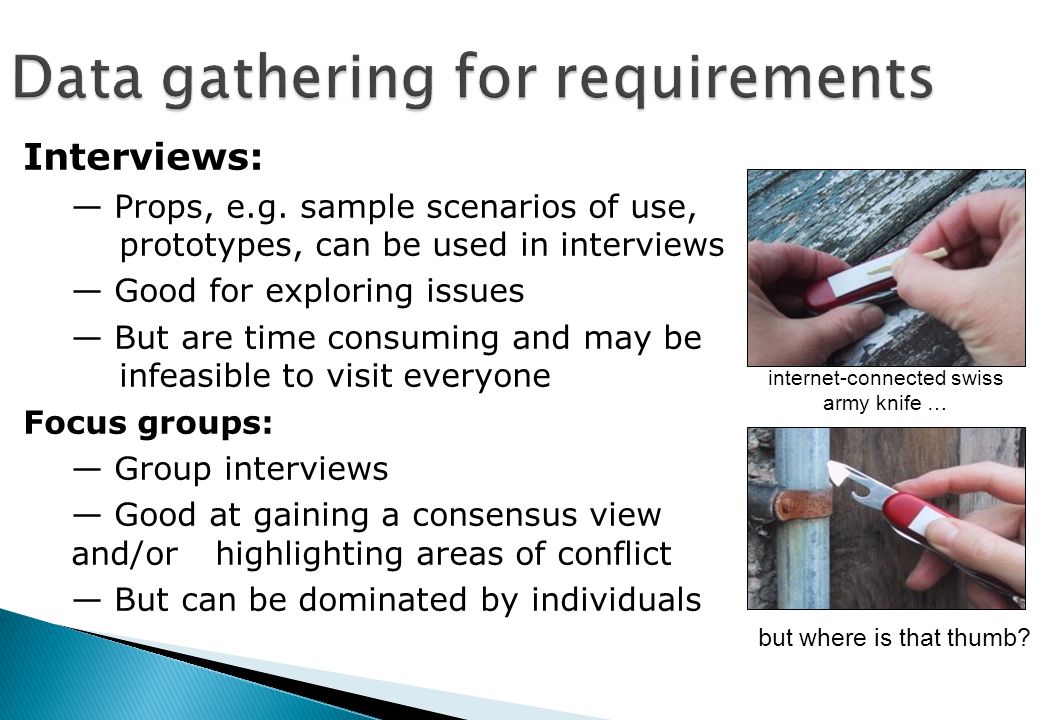 scenarios for interviews