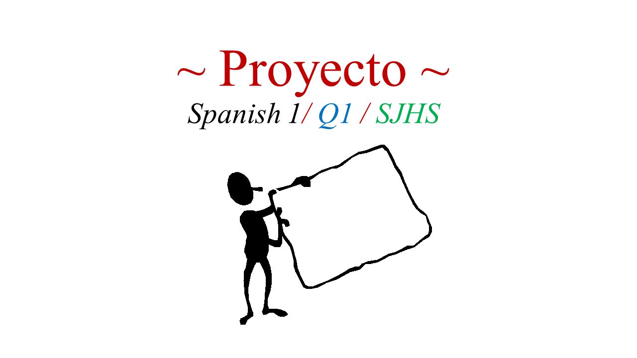 ~ Proyecto ~ Spanish 1/ Q1 / SJHS