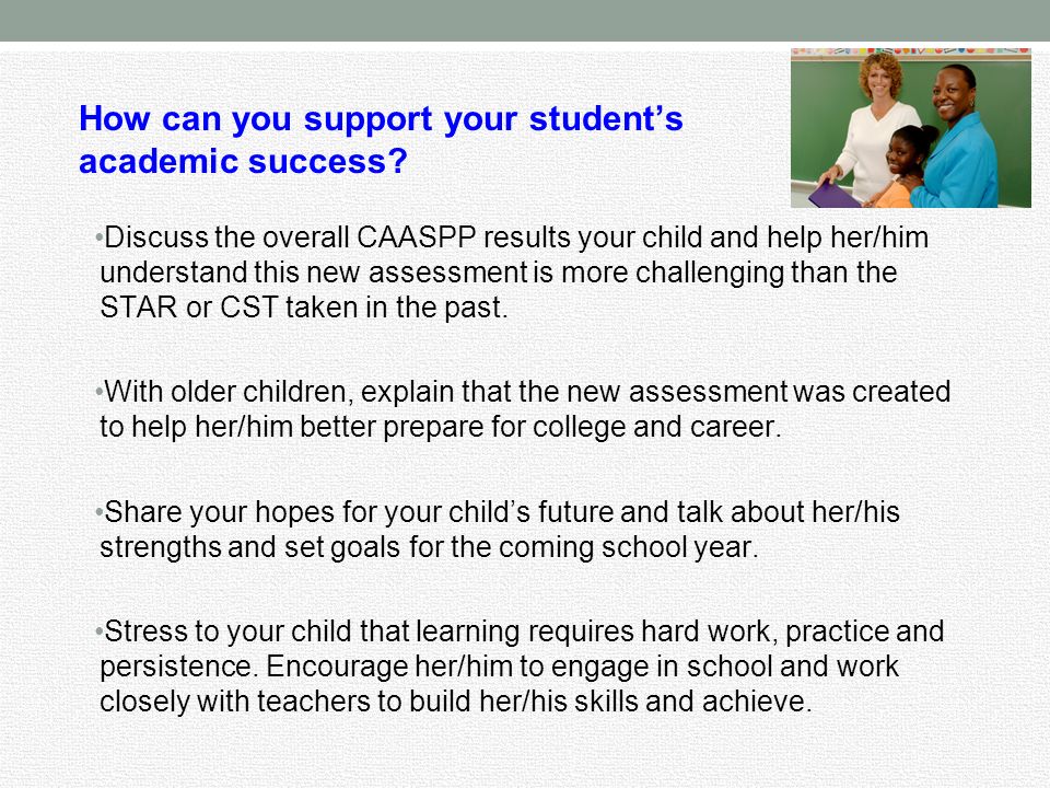 How can you support your student’s academic success.