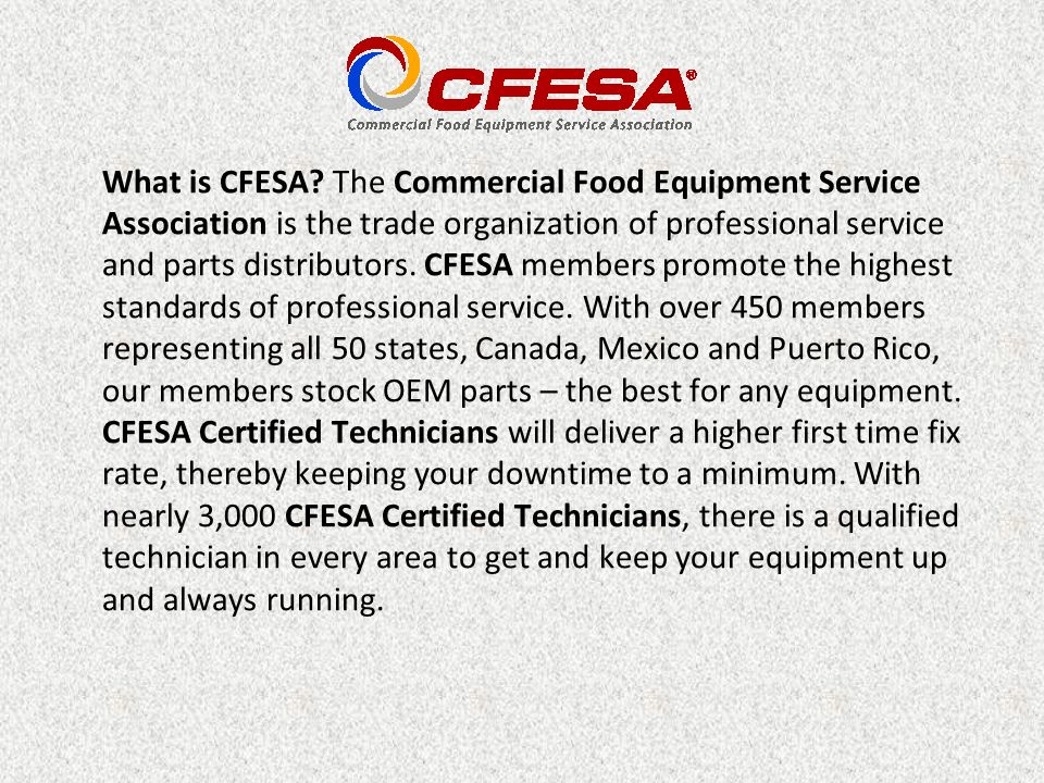 What is CFESA.